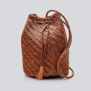 Dragon Diffusion Brown Woven Bag